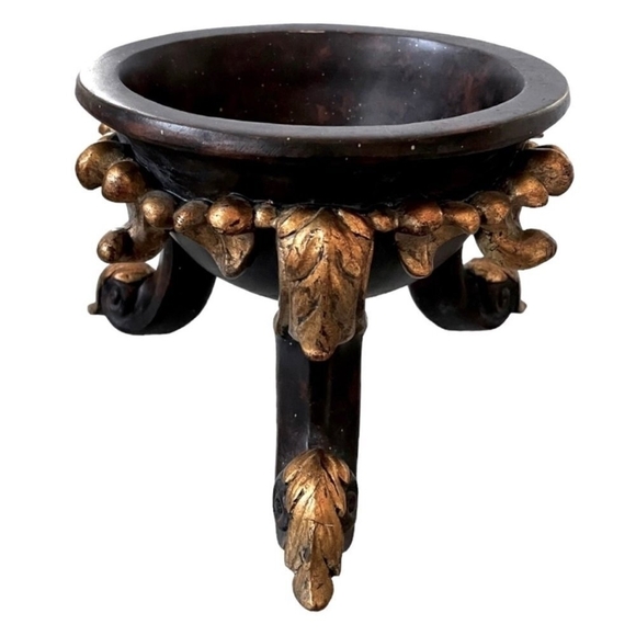 Antique Style Vase Potpourri Pot Standing Bowl Leg Bowl Home Decor Accent - Picture 2 of 4